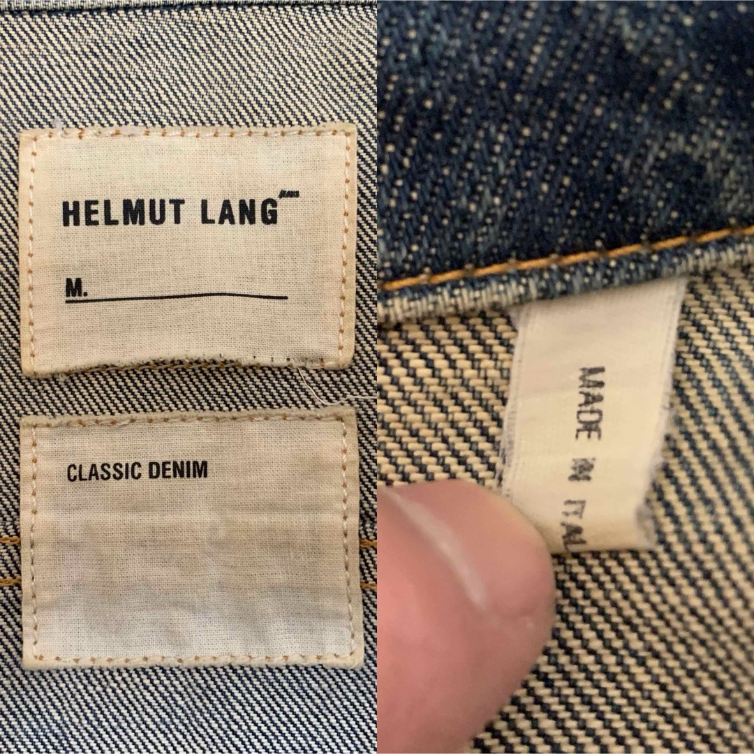 HELMUT LANG - HELMUT LANG VINTAGE 初期 イタリア製 デニム HELMUT LANG - HELMUT LANG VINTAGE 初期 イタリア製 デニム