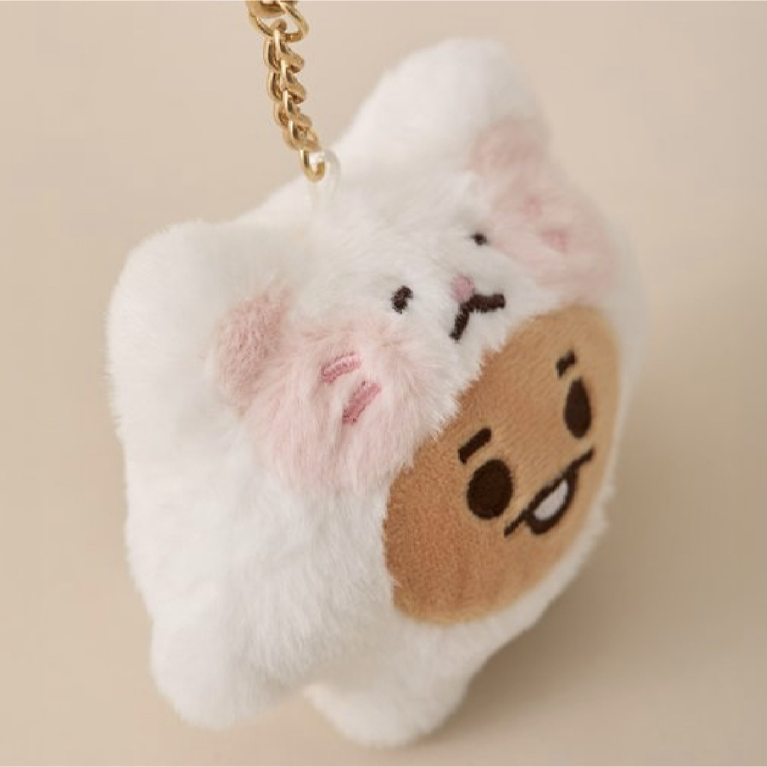 BT21 - 【新品】ベビー ぬいぐるみキーリング(FLUFFY) SHOOKY 白 BT21 - 【新品】ベビー ぬいぐるみキーリング(FLUFFY) SHOOKY 白