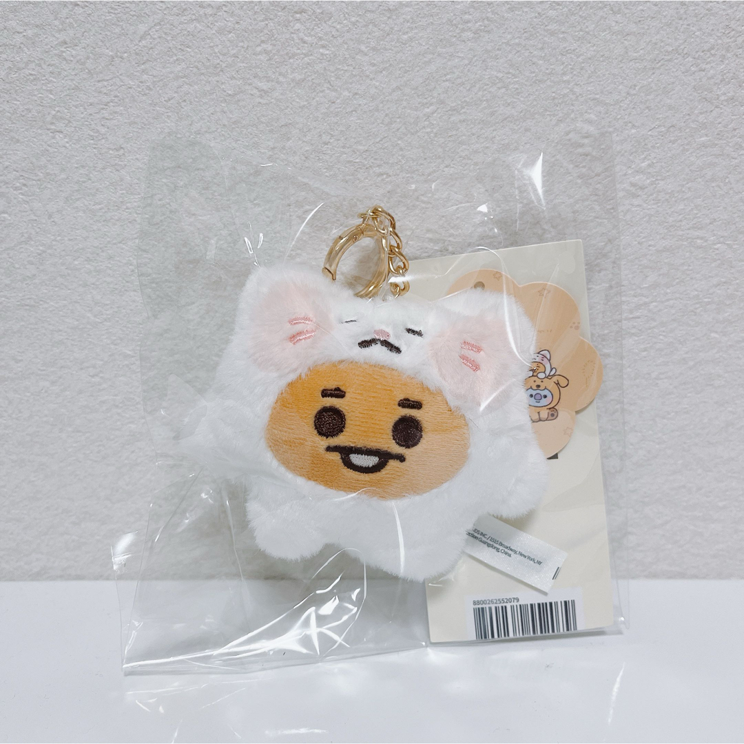 BT21 - 【新品】ベビー ぬいぐるみキーリング(FLUFFY) SHOOKY 白 BT21 - 【新品】ベビー ぬいぐるみキーリング(FLUFFY) SHOOKY 白
