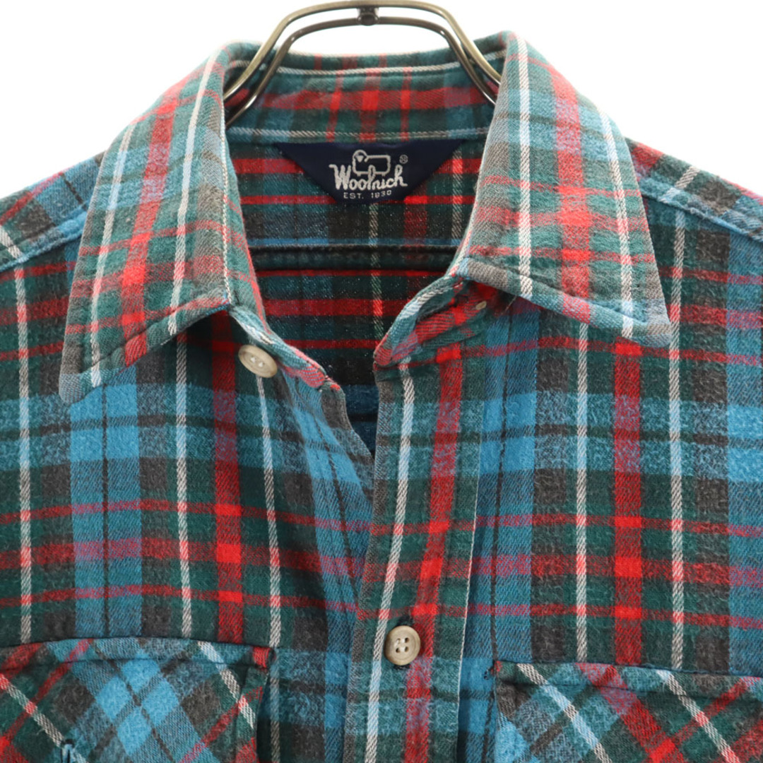WOOLRICH - ウールリッチ 80s 紺タグ ヴィンテージ チェック柄 WOOLRICH - ウールリッチ 80s 紺タグ ヴィンテージ チェック柄