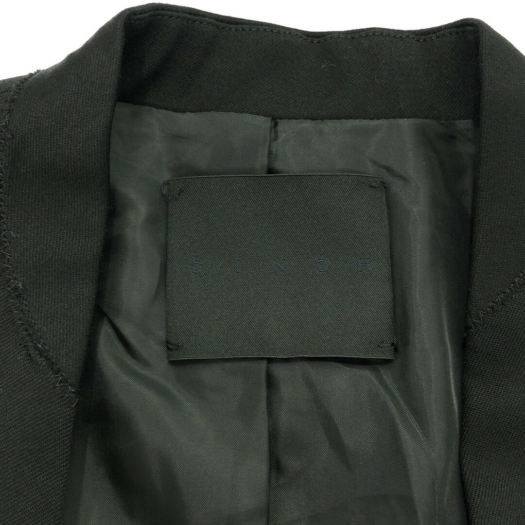 CINOH - CINOH チノ NO COLLAR JACKET ノーカラーパール CINOH - CINOH チノ NO COLLAR JACKET ノーカラーパール
