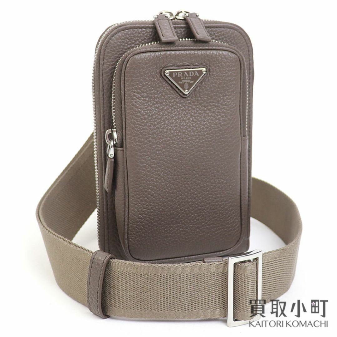 PRADA - 【新品同様】プラダ【PRADA】レザー スマートフォン PRADA - 【新品同様】プラダ【PRADA】レザー スマートフォン