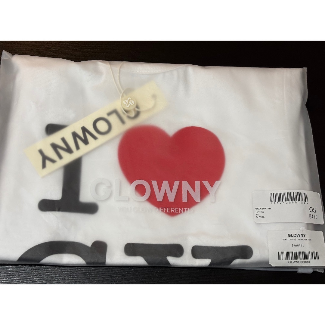 GLOWNY ［exclusive］I LOVE GY TEE White