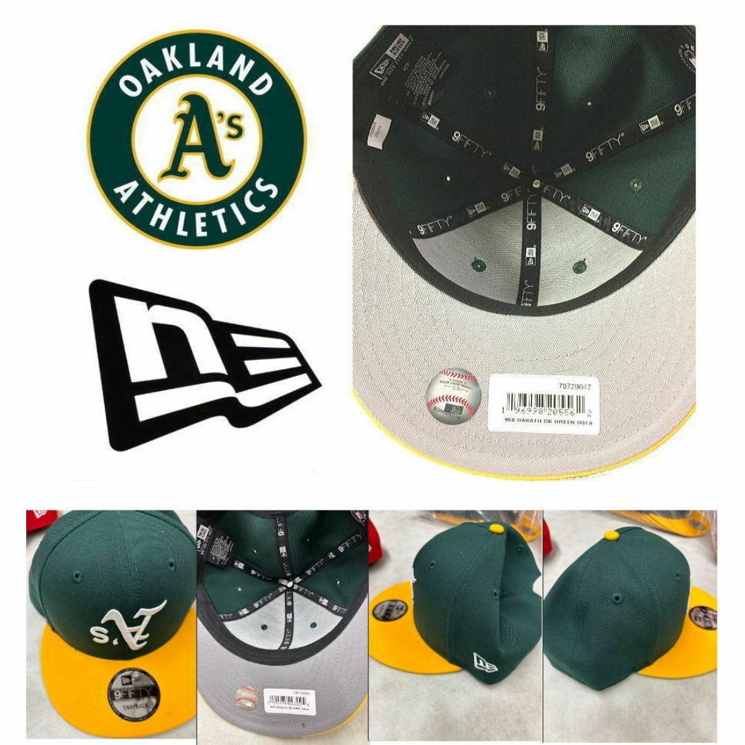 海外限定 New Era ニューエラ アスレチックス 逆ロゴ 9Fifty NEW ERA/ニューエラ』別注海外限定モデル 逆さロゴ 9FIFTY