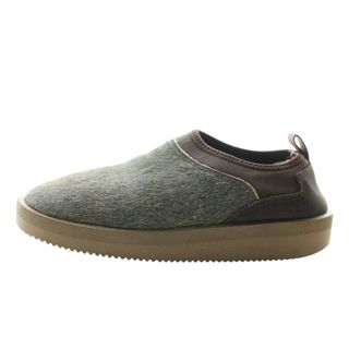 スイコック(suicoke)のスイコック サボ スリッポン シューズ ハラコ スエード 24.0cm 茶(その他)