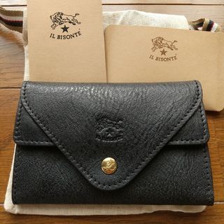 最大15%OFFクーポン - BISONTE IL IL 新品未使用の通販|ラクマ こげ茶 ミディアムウォレット BISONTE 小物