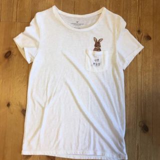 アメリカンイーグル(American Eagle)のうさぎTシャツ(Tシャツ(半袖/袖なし))