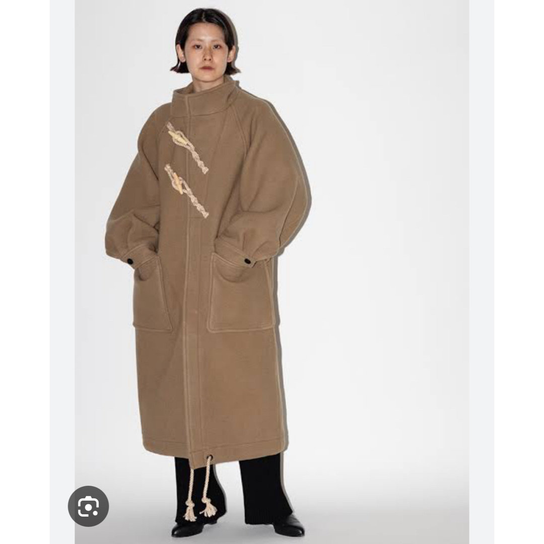 HYKE - 【HYKE(ハイク)】 DOUBLE FACE DUFFEL COATダッフルの HYKE - 【HYKE(ハイク)】 DOUBLE FACE DUFFEL COATダッフルの