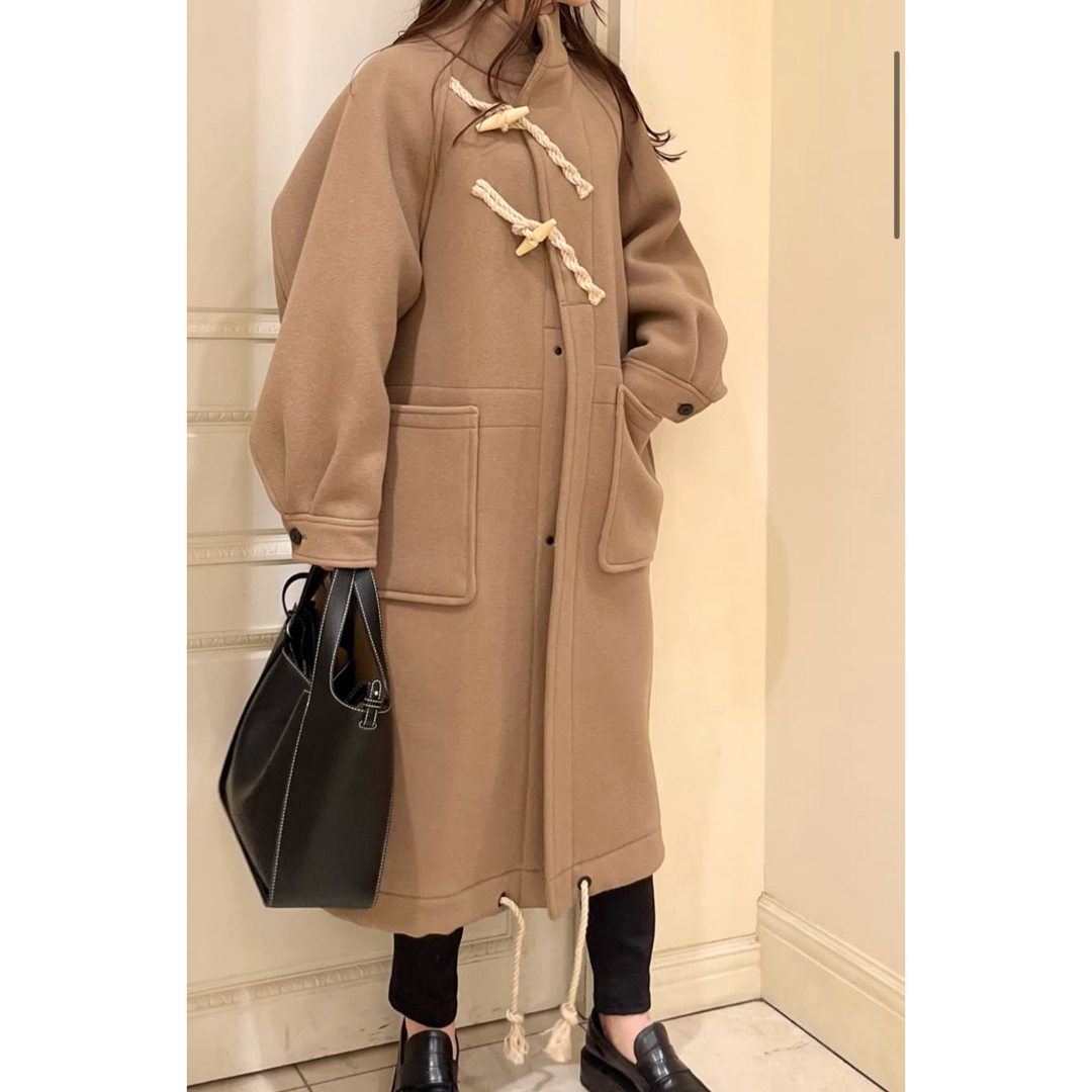 HYKE - 【HYKE(ハイク)】 DOUBLE FACE DUFFEL COATダッフルの HYKE - 【HYKE(ハイク)】 DOUBLE FACE DUFFEL COATダッフルの