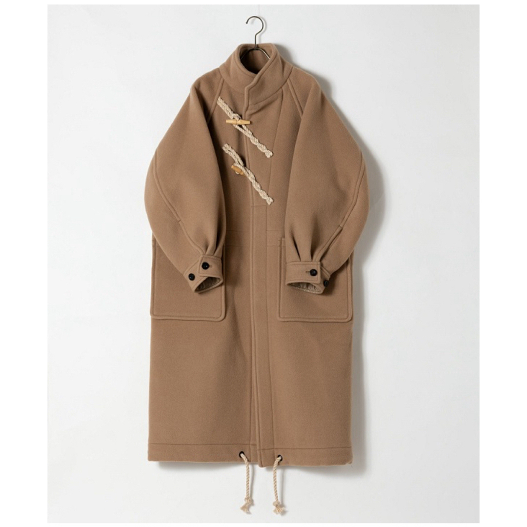 HYKE - 【HYKE(ハイク)】 DOUBLE FACE DUFFEL COATダッフルの HYKE - 【HYKE(ハイク)】 DOUBLE FACE DUFFEL COATダッフルの