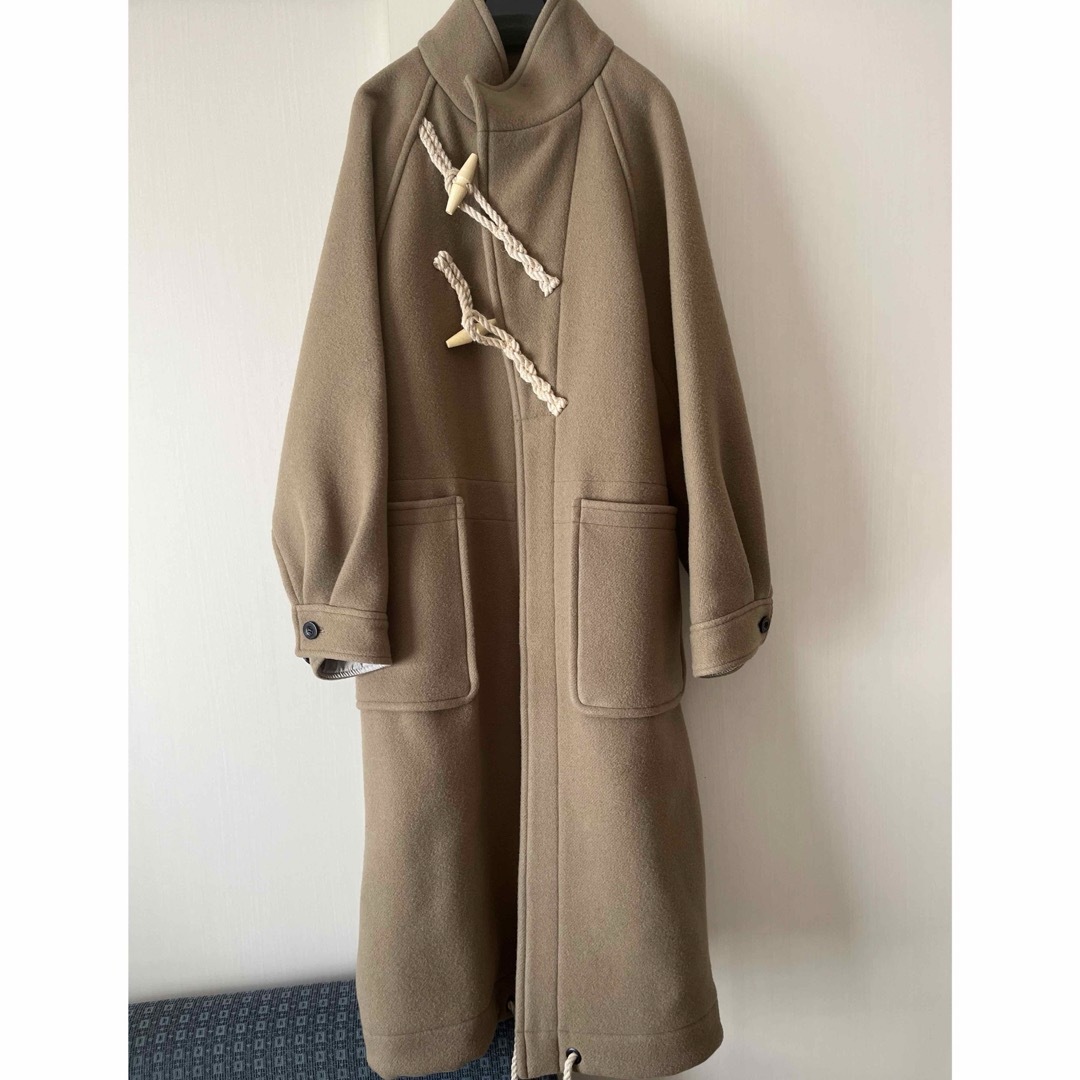 HYKE - 【HYKE(ハイク)】 DOUBLE FACE DUFFEL COATダッフルの HYKE - 【HYKE(ハイク)】 DOUBLE FACE DUFFEL COATダッフルの
