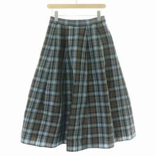 23区 チェック柄 プリーツスカート ブラウンカラー Mサイズ (杏 23区 チェック柄 プリーツスカート ブラウンカラー Mサイズ (杏