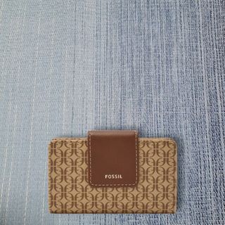 フォッシル(FOSSIL)のFossil フォッシル カードケース マディソン マルチファンクション 茶(名刺入れ/定期入れ)
