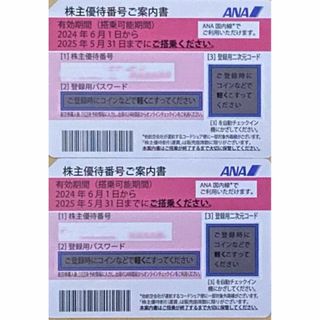 エーエヌエー(ゼンニッポンクウユ)(ANA(全日本空輸))のANA 全日本空輸　株主割引券・・・  ２枚(その他)