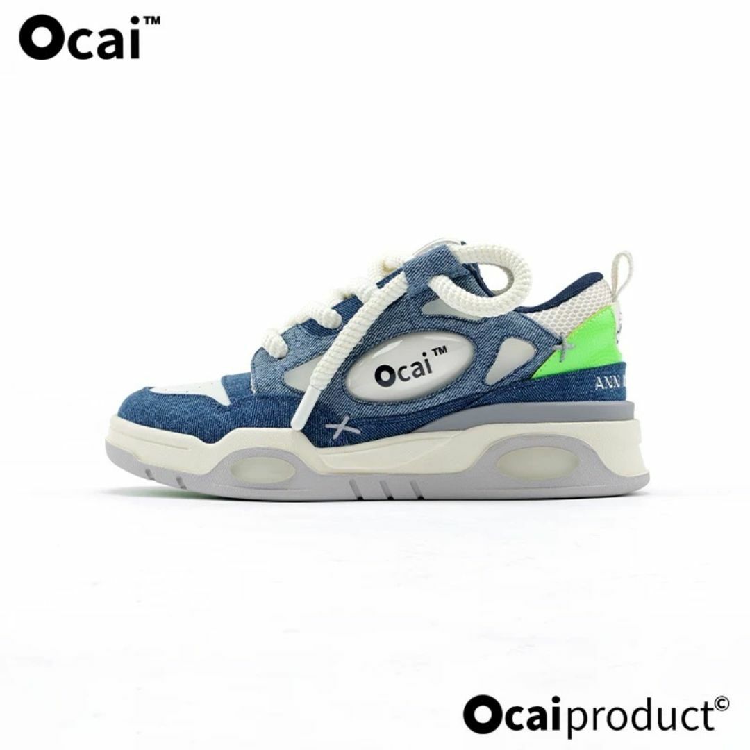新品 オカイOcai x Ann Andelman Denim厚底 スニーカー
