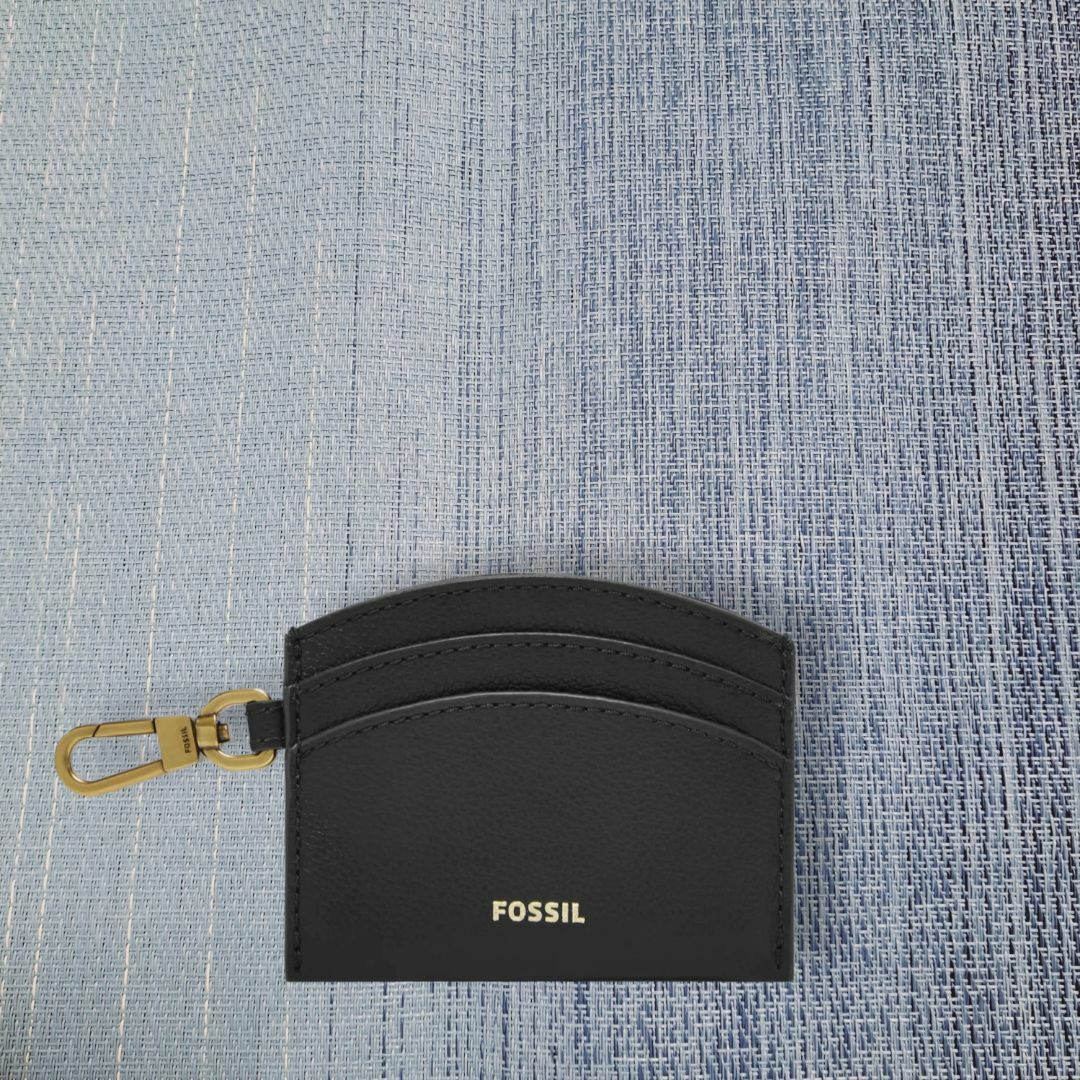 FOSSIL - Fossil フォッシル ソフィア レザー カードケース ブラック 黒