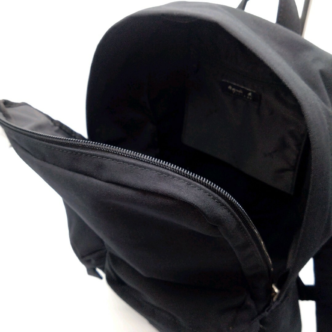 agnes b. - 美品 アニエスベー リュック 黒 大容量 ダブルジップ agnes b. - 美品 アニエスベー リュック 黒 大容量 ダブルジップ