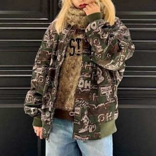 HYSTERIC GLAMOUR - 【新品】HYSTERIC 総柄フライトジャケット HYSTERIC GLAMOUR - 【新品】HYSTERIC 総柄フライトジャケット