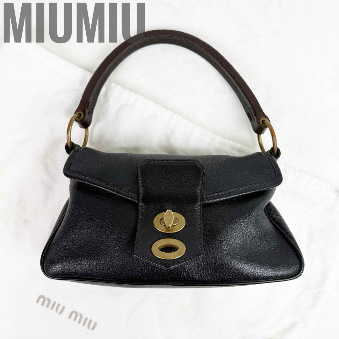 ハンドバッグ MIU MIU - miu miu archive turn lock one shoulder