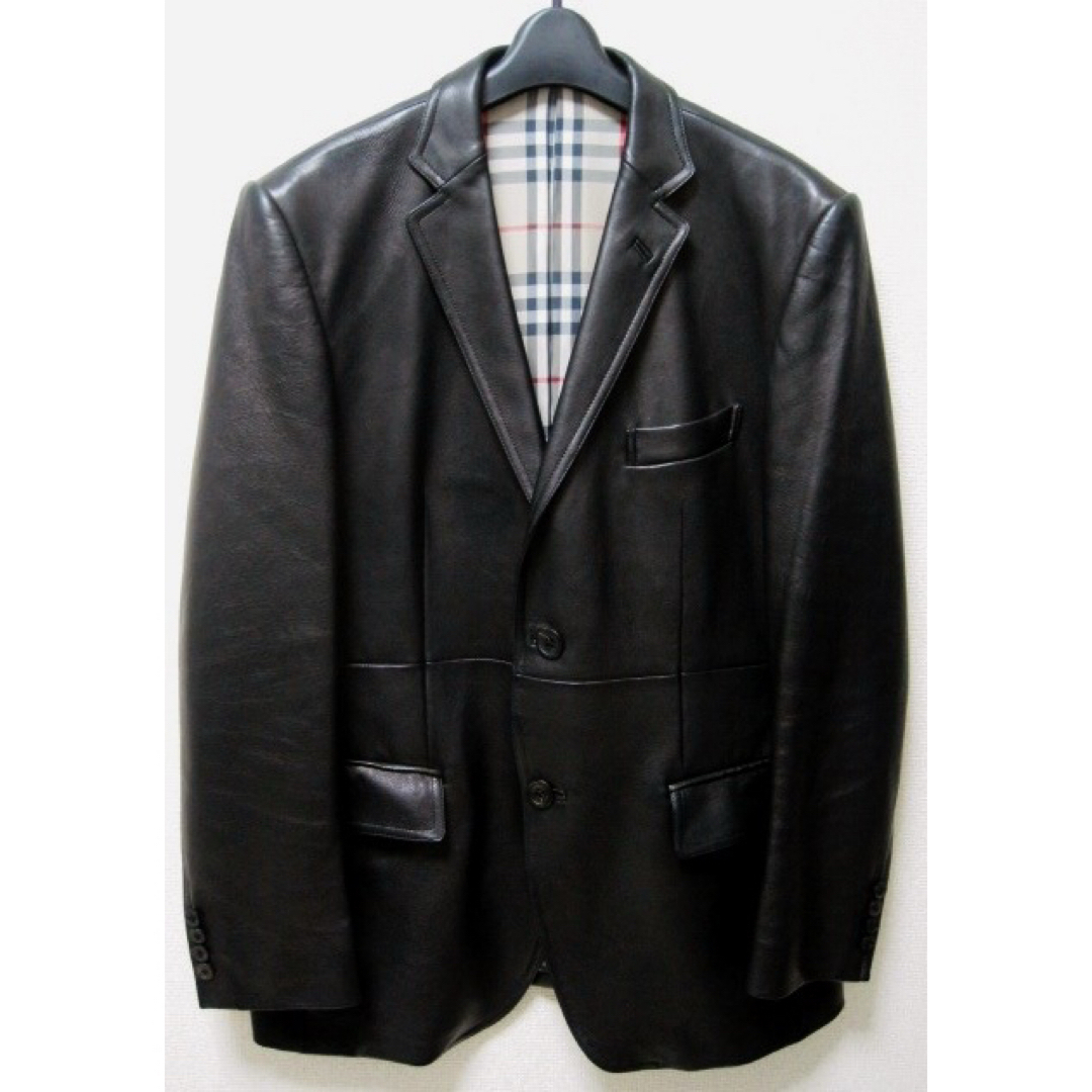 BURBERRY - 新品同様 バーバリー ロンドン 22万 希少 ラムレザー BURBERRY - 新品同様 バーバリー ロンドン 22万 希少 ラムレザー