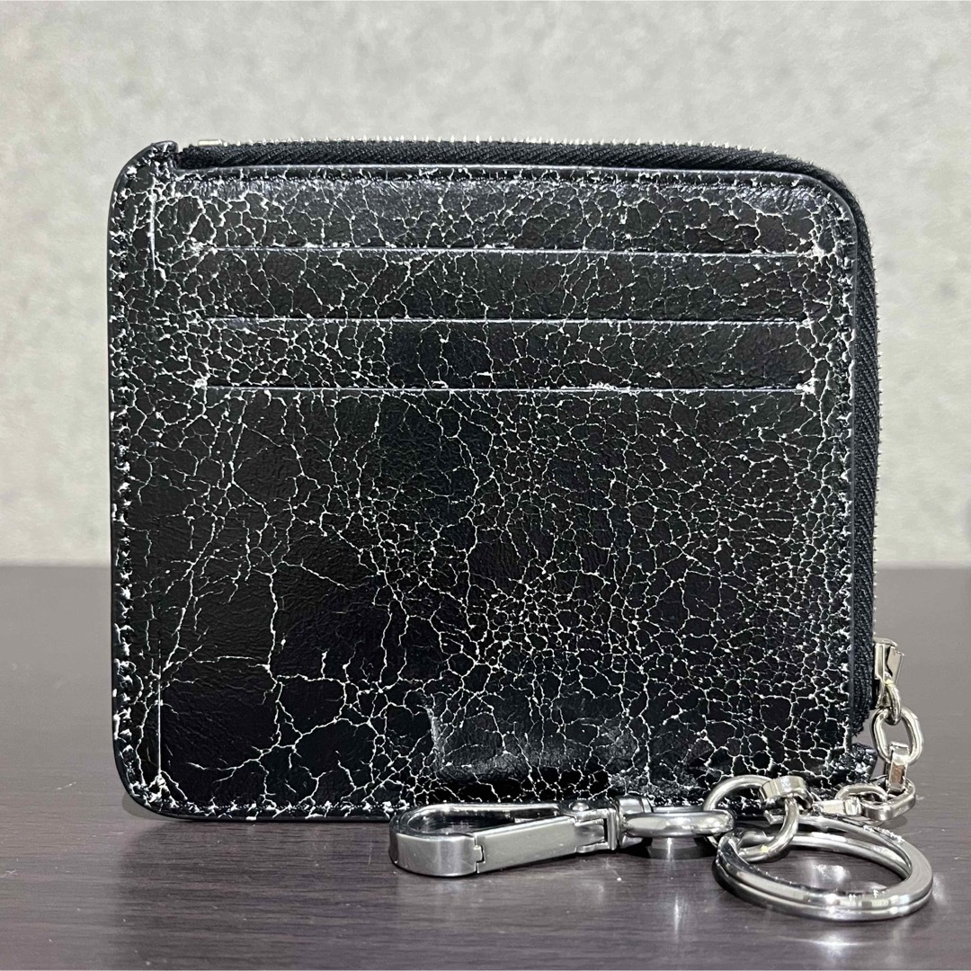 Acne Studios - ACNE STUDIOS ジップレザーウォレット ブラック Acne Studios - ACNE STUDIOS ジップレザーウォレット ブラック