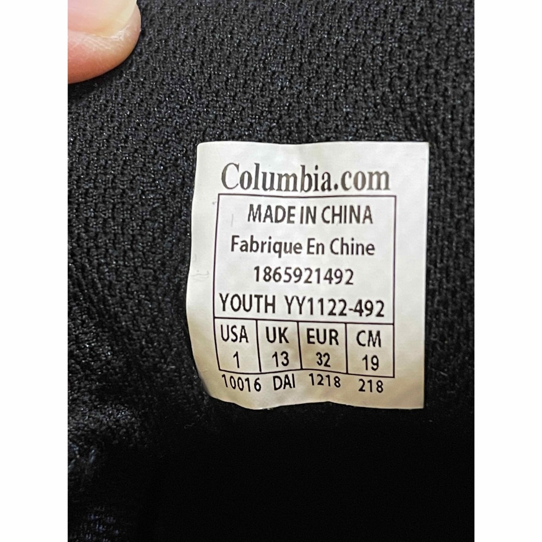 Columbia(コロンビア)のコロンビア　キッズ　トレッキングシューズ19cm　ウォータープルーフ キッズ/ベビー/マタニティのキッズ靴/シューズ(15cm~)(アウトドアシューズ)の商品写真
