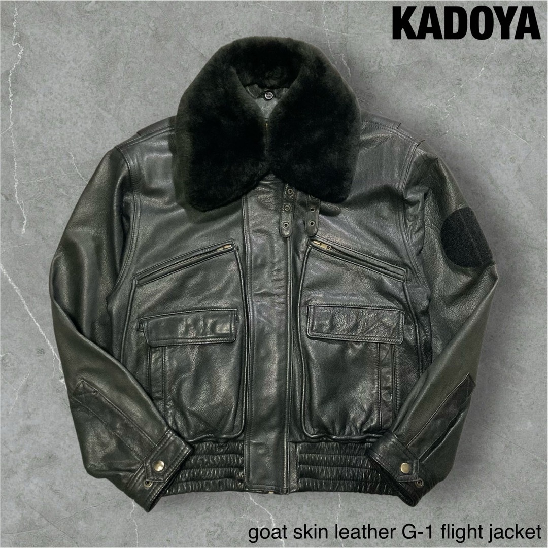 美品!KADOYAボア付き革ジャン4L 美品!KADOYAボア付き革ジャン4L