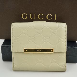 GUCCI - 【未使用に近い】GUCCI GGライン インターロッキング GUCCI - 【未使用に近い】GUCCI GGライン インターロッキング
