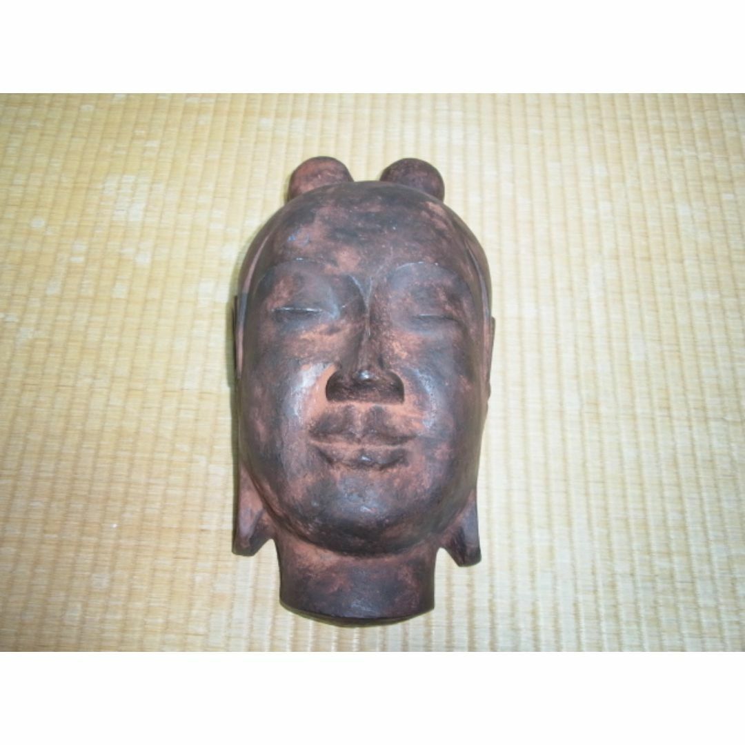 福袋 セール ◆希少 美品 文化財修理家!中西盛士作 『法隆寺 中宮寺 弥勒菩薩面』 彫刻+オブジェ