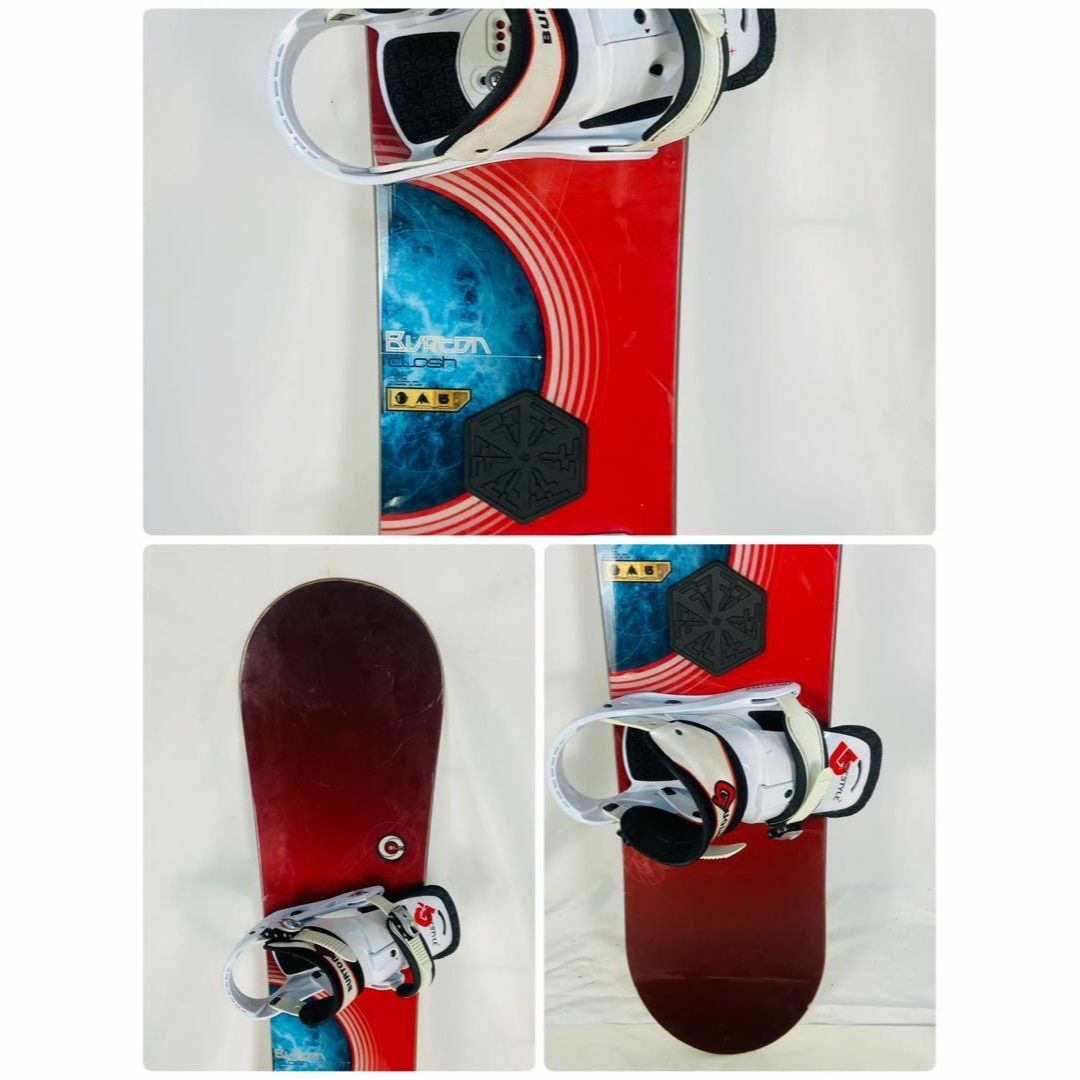 良品】BURTON CLASH スノーボード 145cm ビンディング付き 良品】BURTON CLASH スノーボード 145cm ビンディング付き