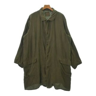 Chez VIDALENC シェヴィダレン コート（その他） 2(M位) カーキ 【古着】【中古】(その他)