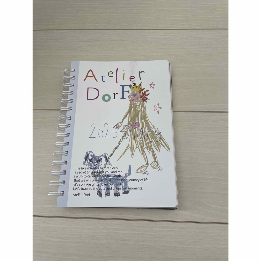Atelier DorF' スケジュール帳2025 加藤愛里 TINAJOJUN Atelier DorF' スケジュール帳2025 加藤愛里 TINAJOJUN