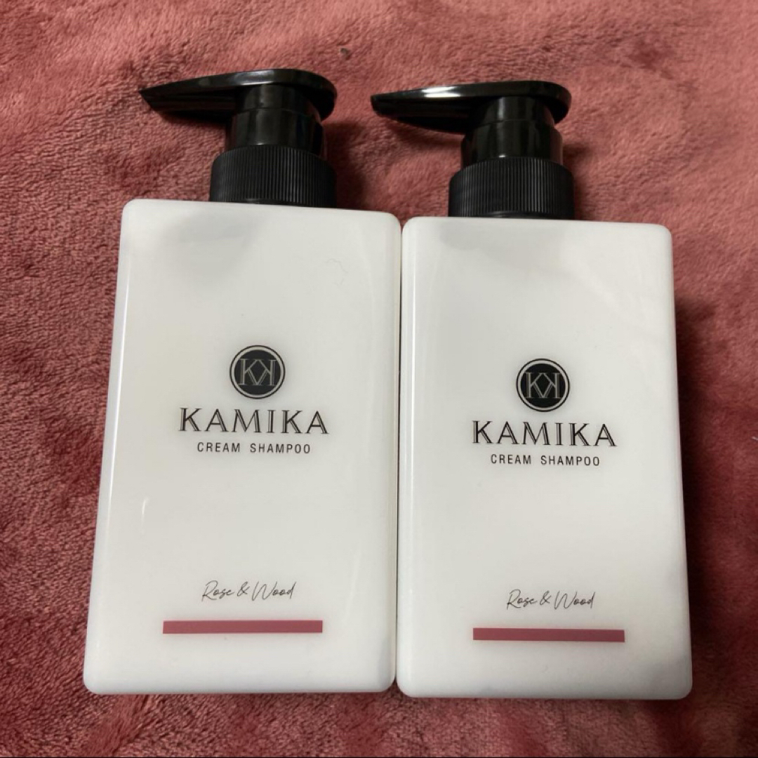 KAMIKA カミカ 黒髪クリームシャンプー ローズ&ウッド 2本セット KAMIKA カミカ 黒髪クリームシャンプー ローズ&ウッド 2本セット