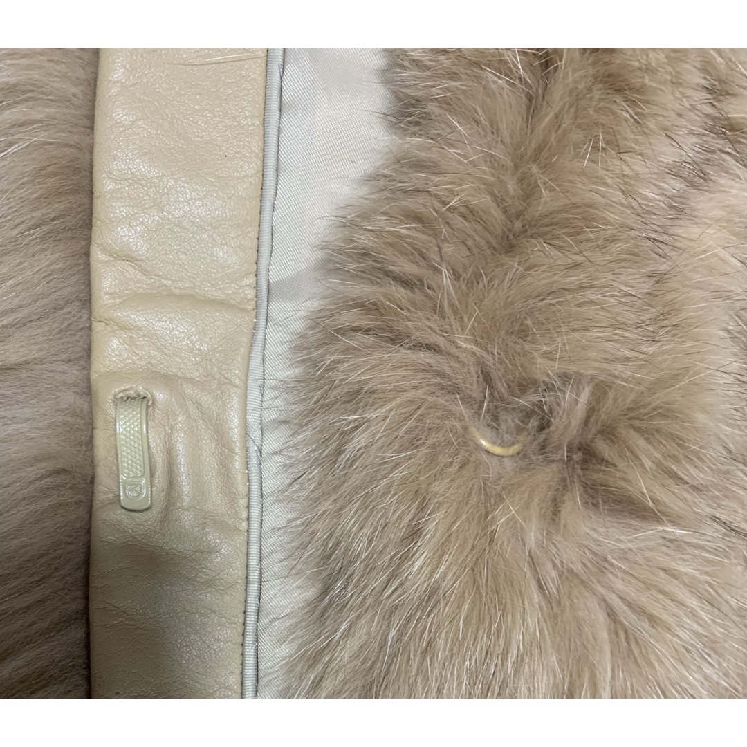 美品 SAGA FOX 毛皮コート ファーコート 大きいサイズコート LL