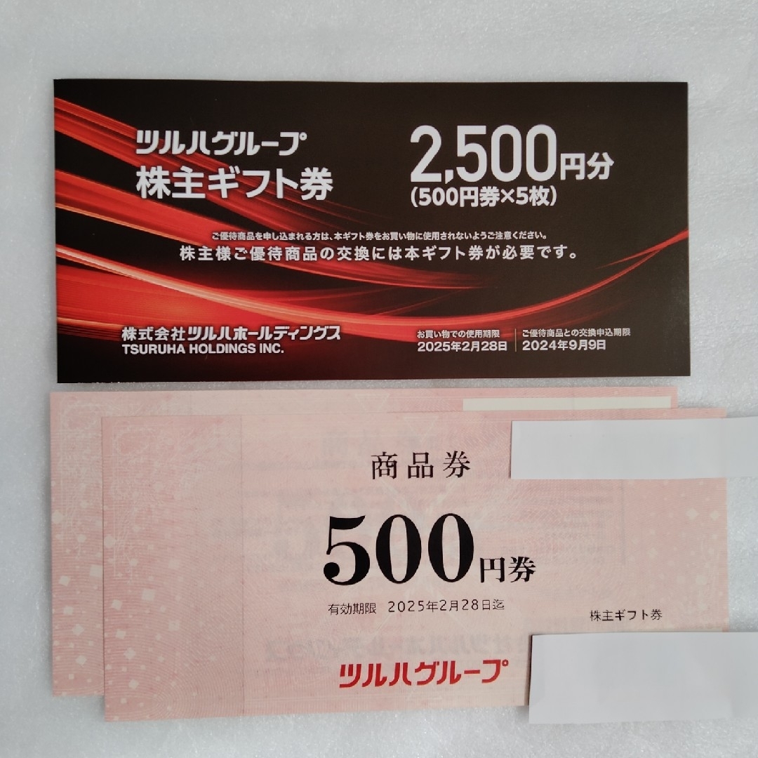 ツルハ 株主優待券◎3500円分 チケットの優待券/割引券(ショッピング)の商品写真