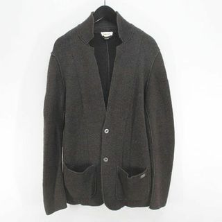 DIESEL - DIESEL ニット ジャケット S 灰系 グレー シングル DIESEL - DIESEL ニット ジャケット S 灰系 グレー シングル
