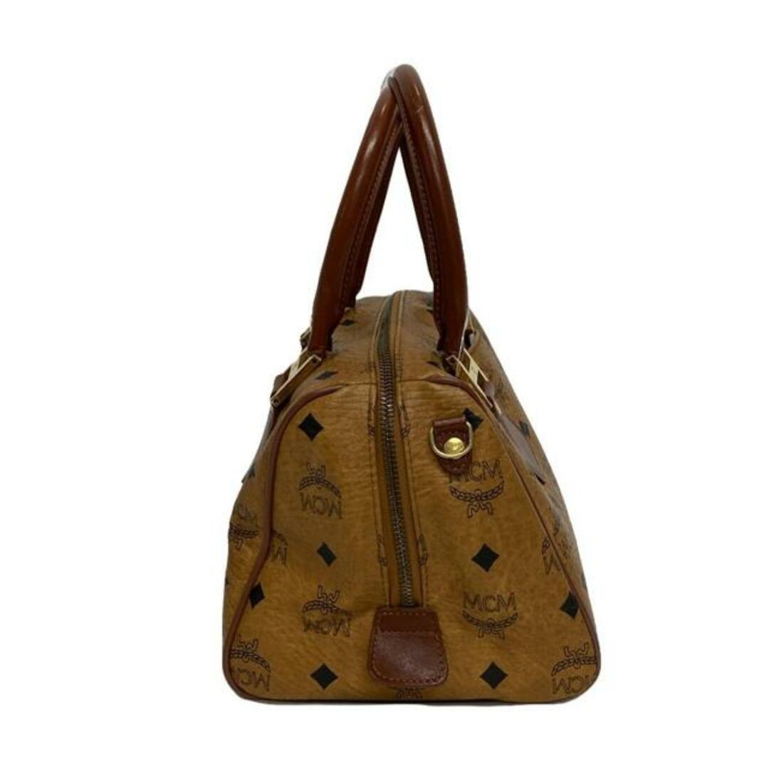 MCM(エムシーエム) ハンドバッグ - ダークブラウン×ブラウン×黒 MCM(エムシーエム) ハンドバッグ - ダークブラウン×ブラウン×黒