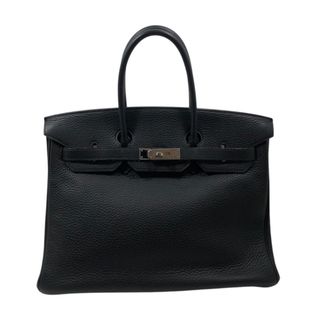 エルメス(HERMES)の　エルメス HERMES バーキン35 □I刻 ブラック SV金具 トリヨンクレマンス メンズ ハンドバッグ(その他)