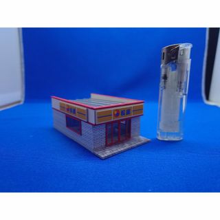 ◆オリジナル店舗建築模型05◆スケール1/150 Nゲージ　ジオラマ　鉄道模型(鉄道模型)