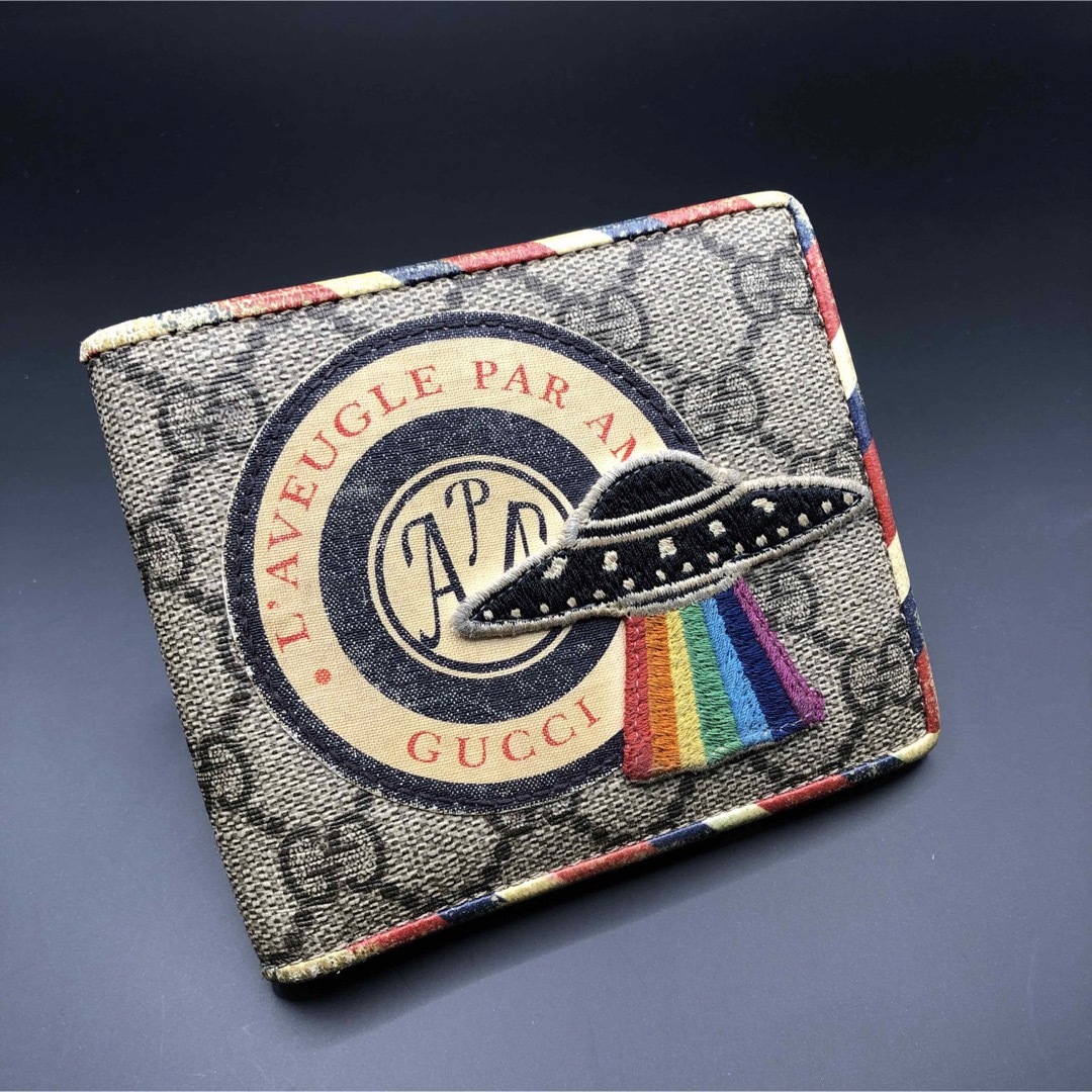 即決 GUCCI グッチ GG スプリーム クーリエ UFO マルチカラー 財布 即決 GUCCI グッチ GG スプリーム クーリエ UFO マルチカラー 財布