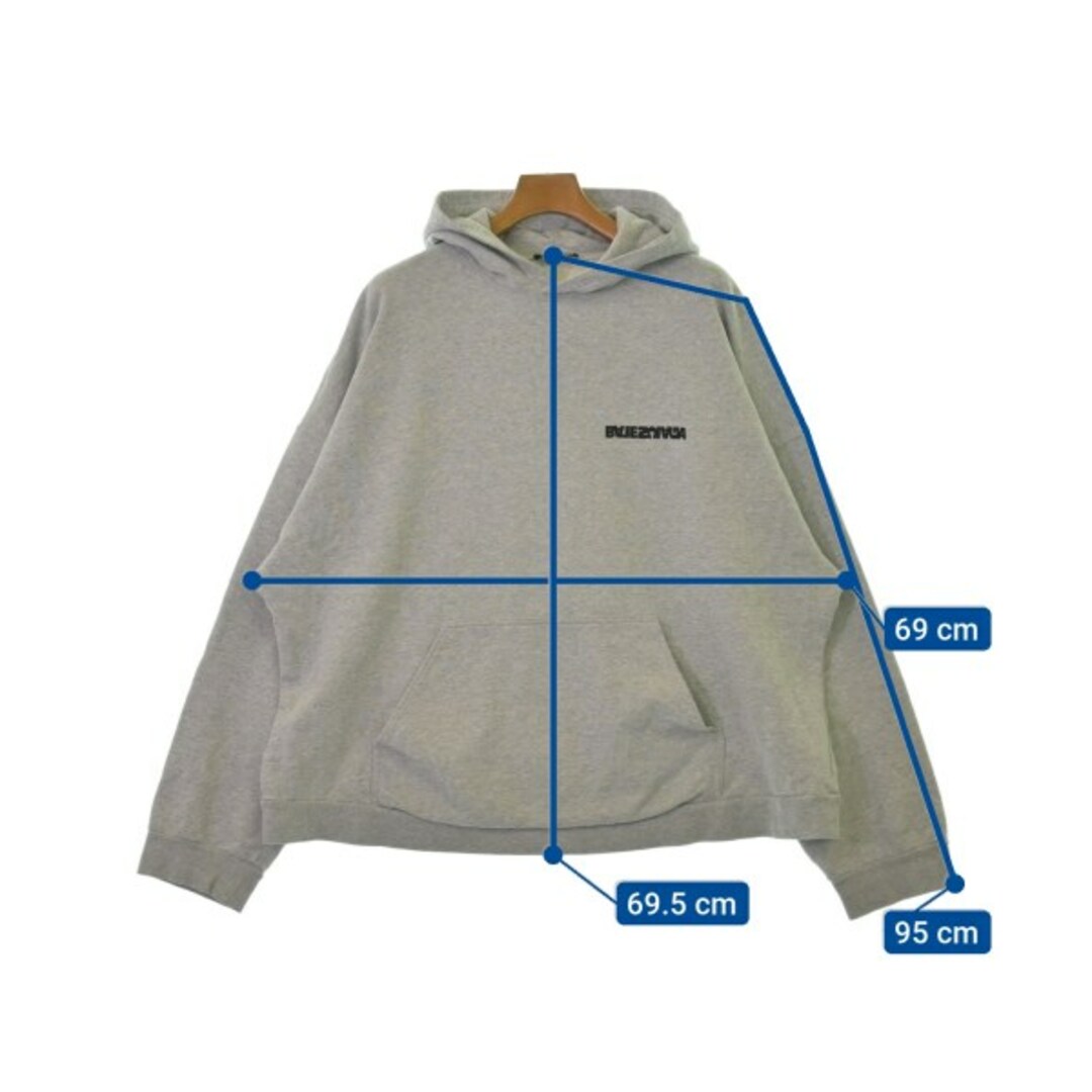 BALENCIAGA バレンシアガ パーカー 3(L位) グレー 【古着】 トップス BALENCIAGA バレンシアガ パーカー 3(L位) グレー 【古着】 トップス