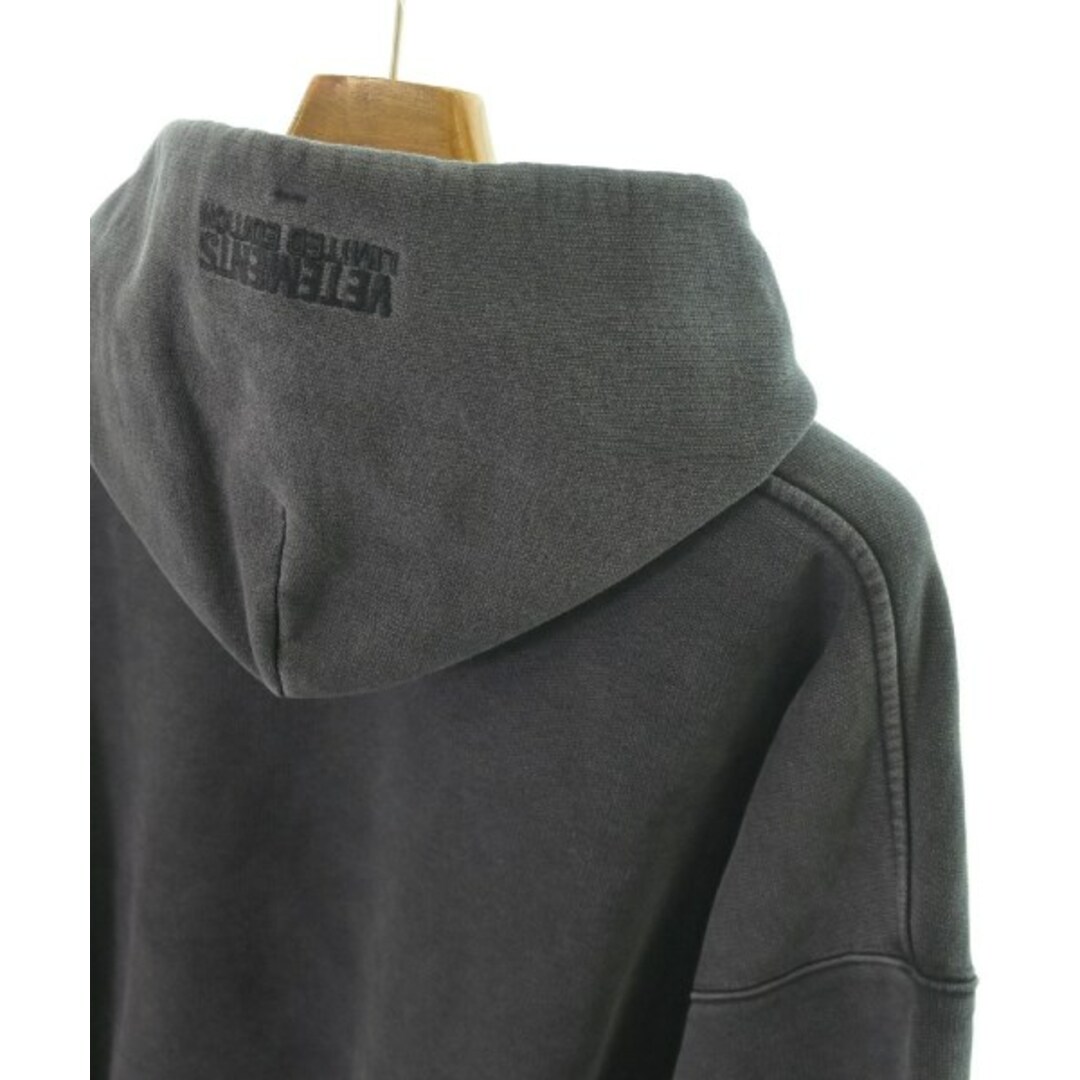 VETEMENTS - VETEMENTS ヴェトモン パーカー XS ダークグレー系 VETEMENTS - VETEMENTS ヴェトモン パーカー XS ダークグレー系