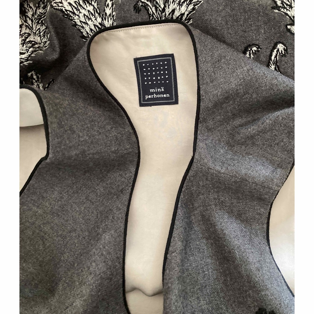 美品 ミナペルホネン wolf&flower ワンピース 美品 ミナペルホネン wolf&flower ワンピース