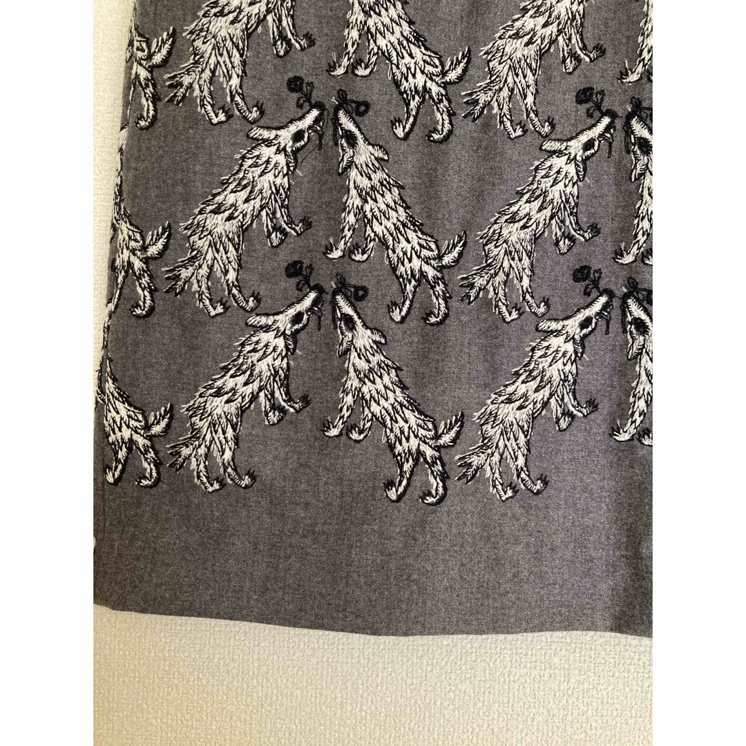 美品 ミナペルホネン wolf&flower ワンピース 美品 ミナペルホネン wolf&flower ワンピース