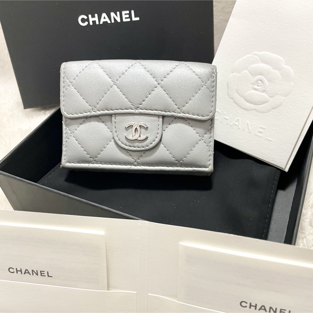 CHANEL - 箱付近年モデル シャネル ラムスキン マトラッセ CHANEL - 箱付近年モデル シャネル ラムスキン マトラッセ