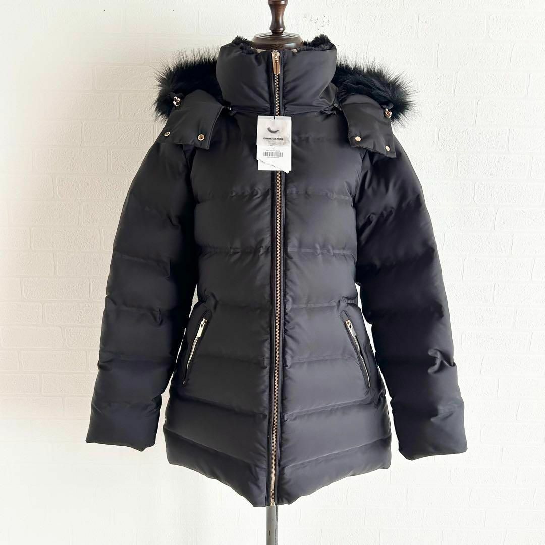 新品未使用✨ZARA セミロング丈フード付きダウンジャケット 新品未使用✨ZARA セミロング丈フード付きダウンジャケット