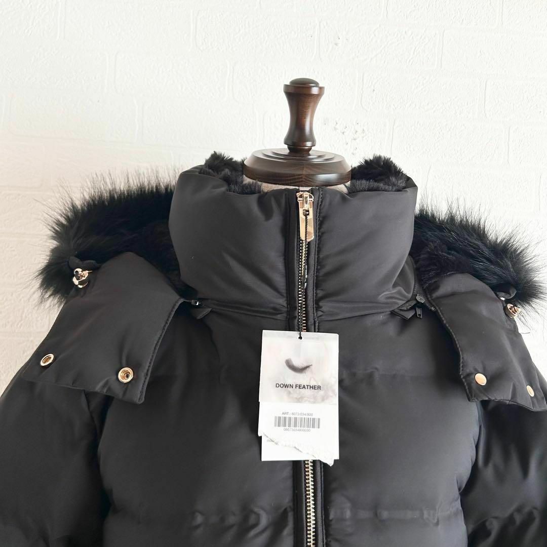 新品未使用✨ZARA セミロング丈フード付きダウンジャケット 新品未使用✨ZARA セミロング丈フード付きダウンジャケット