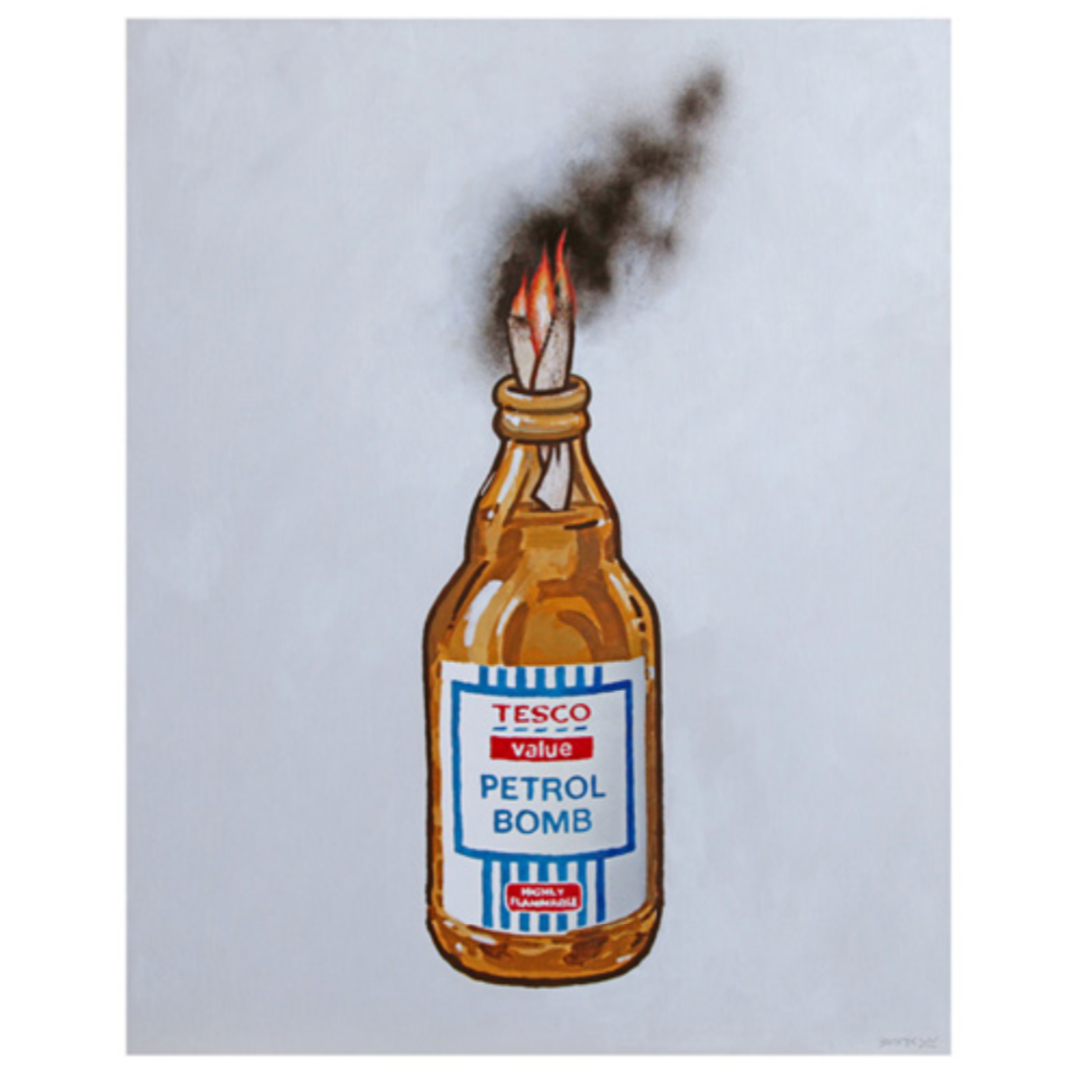 TESCO PETROL BOMB バンクシー BANKSY ポスター エンタメ/ホビーの美術品/アンティーク(版画)の商品写真