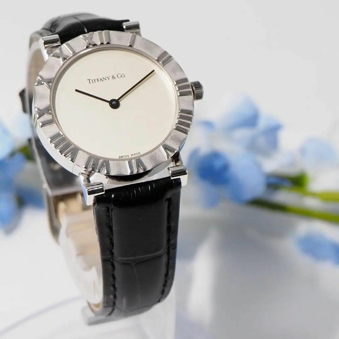 美品 ティファニー TIFFANY アトラス SV925 メンズ腕時計 F249 Tiffany & Co. - ティファニー TIFFANY アトラス SV925 メンズ