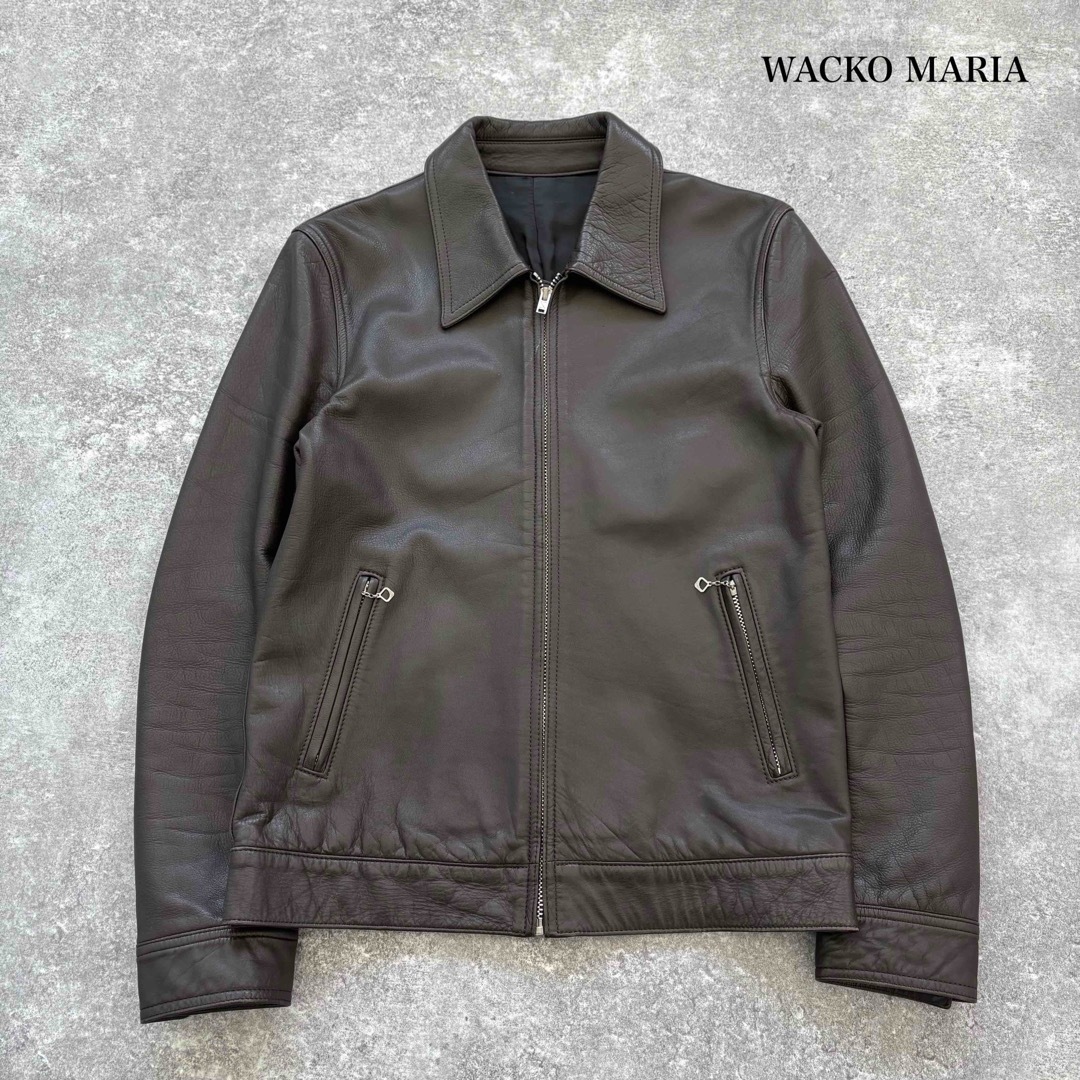 WACKO MARIA - 【WACKO MARIA】 ワコマリア ステアハイド レザー WACKO MARIA - 【WACKO MARIA】 ワコマリア ステアハイド レザー